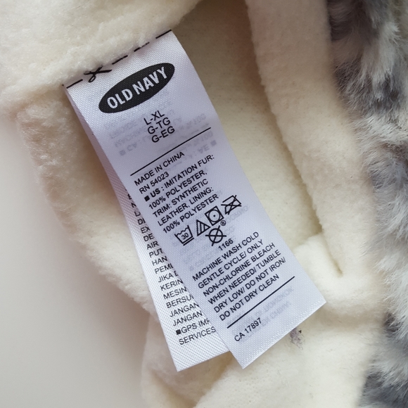 🆕️Kids Grey Leopard Faux Fur Hat - Picture 2 of 4